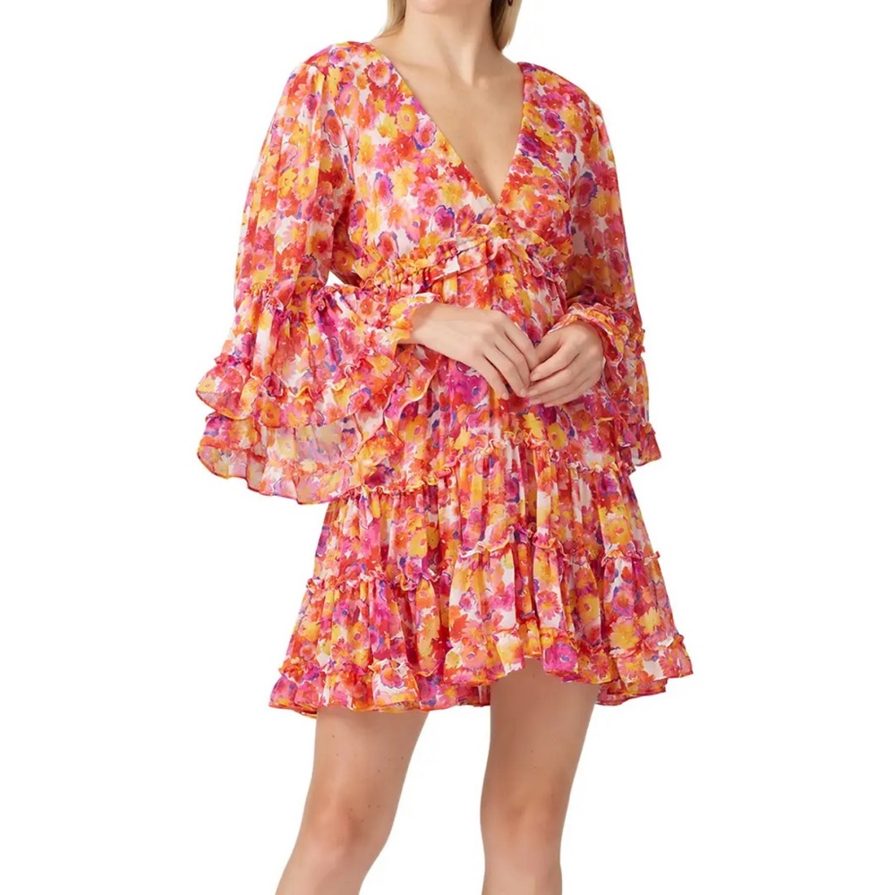 MISA Los Angeles floral dress. NWT. Retails$400.